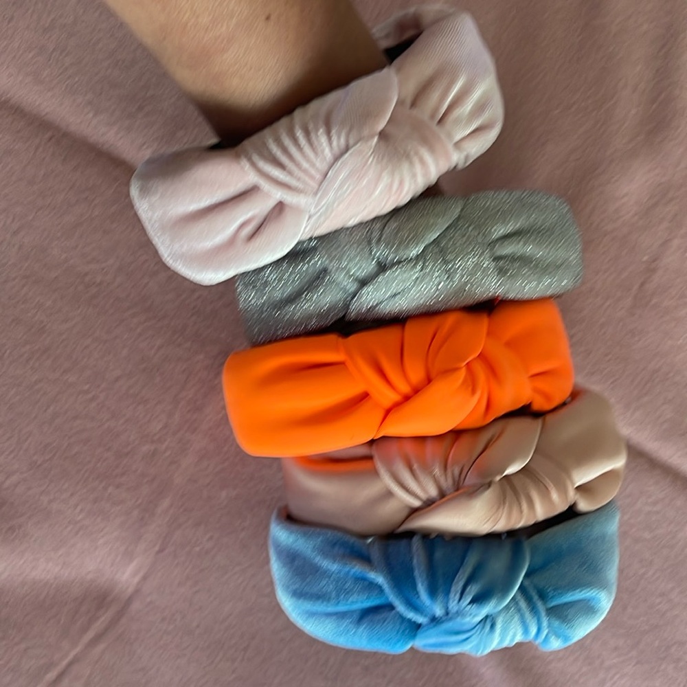 Headbands by Lele Sadoughi in beautiful colors and fabrics five for price of one